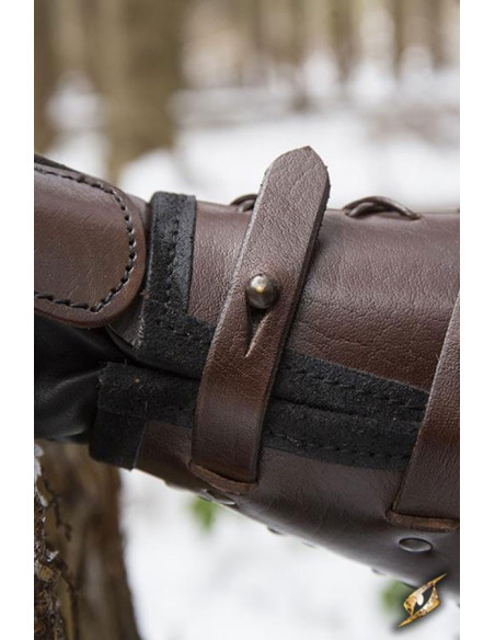 Gantelet en cuir, bras gauche (1 ct.)