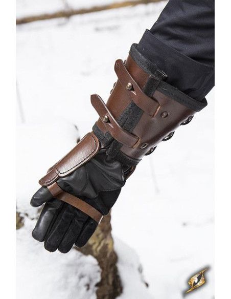 Gantelet en cuir, bras droit (1 pc.)