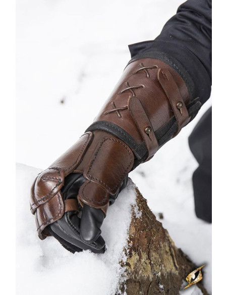 Gantelet en cuir, bras droit (1 pc.)