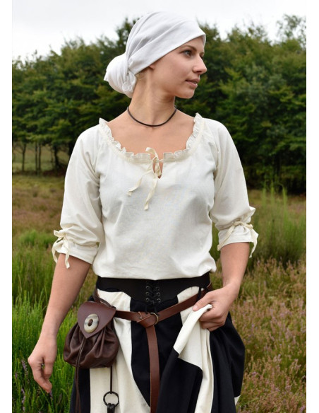 Sac médiéval Geldkatze en cuir marron...