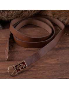 Longue ceinture médiévale avec des lions 2