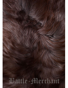 Peau de mouton nordique chinée naturelle, 110 cm. 2