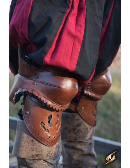 Genouillères nobles médiévales