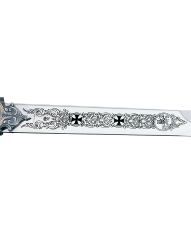 Épée des Templiers en Argent