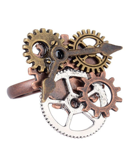 Horloge à engrenages SteamPunk à... Horloge à engrenages SteamPunk à...