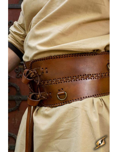 Large ceinture médiévale, double...