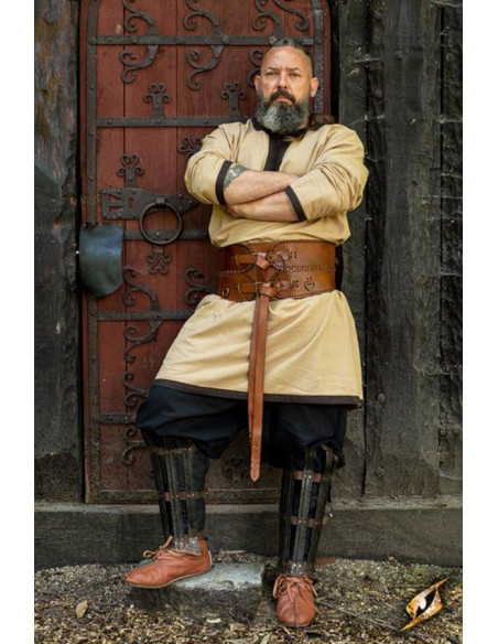 Large ceinture médiévale, double...