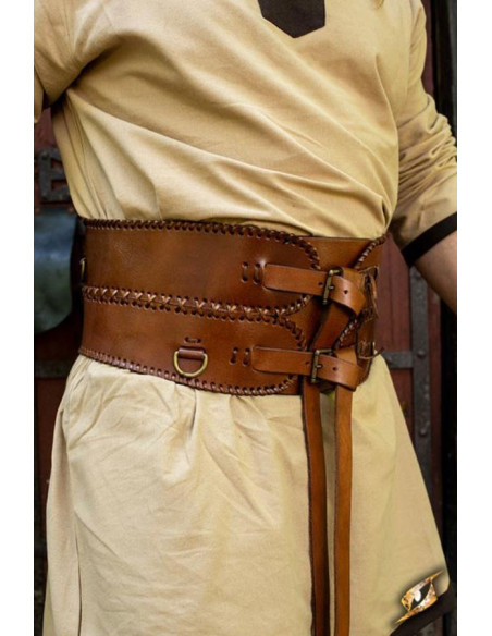 Large ceinture médiévale, double...