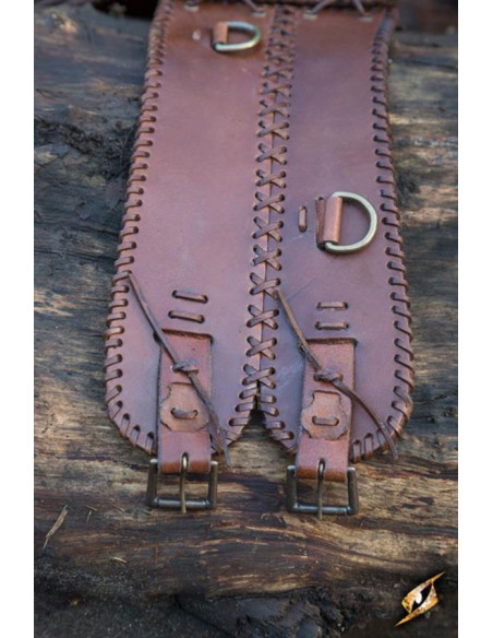 Large ceinture médiévale, double...