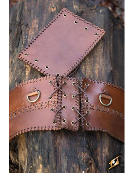 Large ceinture médiévale, double...