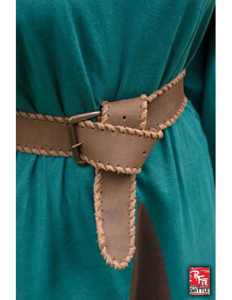 Ceinture médiévale en cuir, 100 cm.