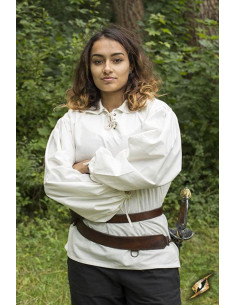 Double ceinture médiévale avec baudrier 2