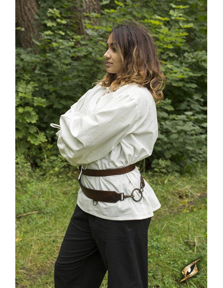 Double ceinture médiévale avec baudrier