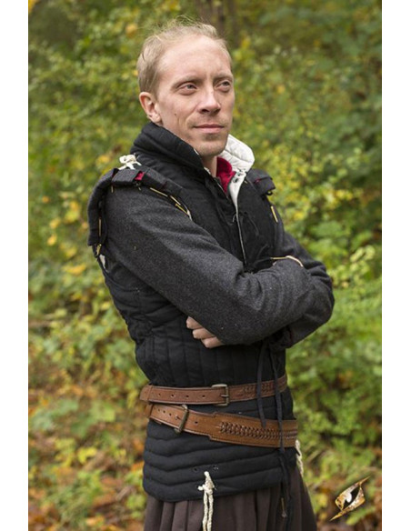 Ceinture médiévale tressée avec baudrier