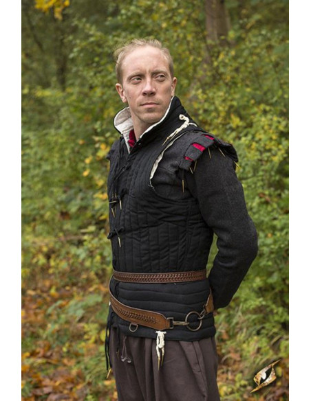 Ceinture médiévale tressée avec baudrier