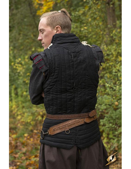 Ceinture médiévale tressée avec baudrier