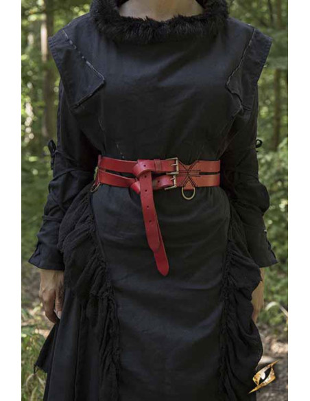 Ceinture médiévale double, 120 cm.