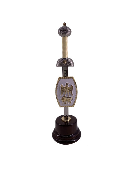 Mini-épée avec mini-bouclier et base...