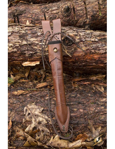 Fourreau à poignards à lame droite baudrier