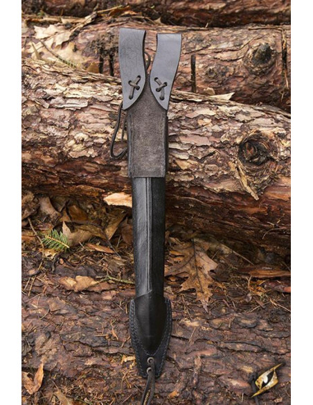 Fourreau à poignards à lame droite...