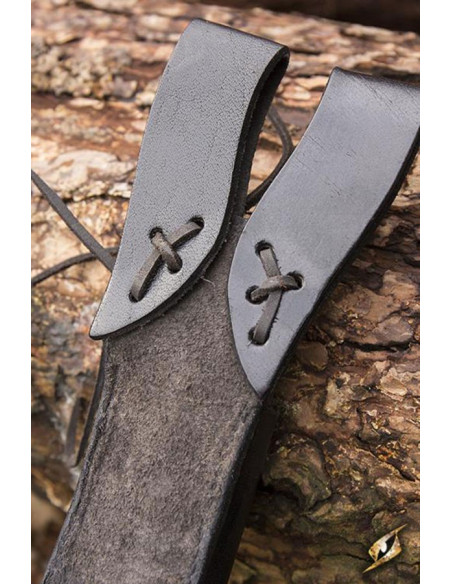 Fourreau à poignards à lame droite...