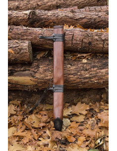 Fourreau long en cuir, main gauche 2
