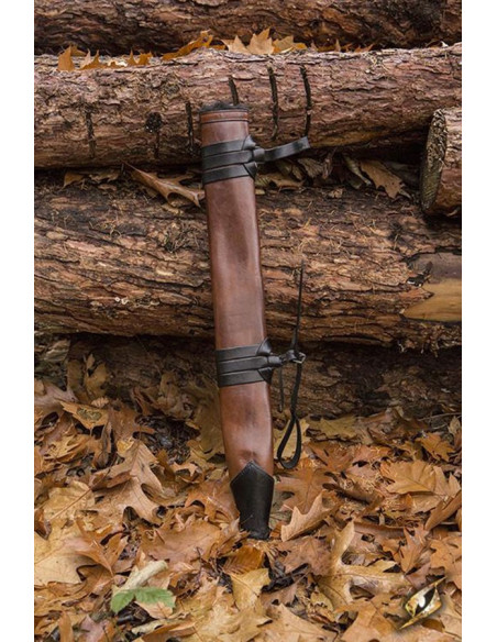 Fourreau en cuir moyen, main droite