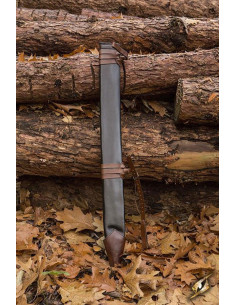 Fourreau long en cuir, main droite 2