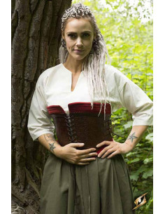 Corset médiéval en cuir, Margot