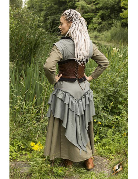 Corset médiéval en cuir, Margot