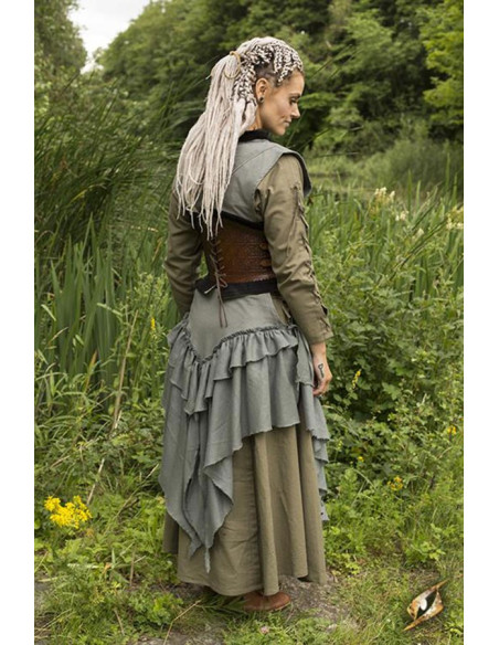 Corset médiéval en cuir, Margot