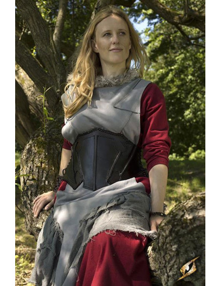 Corset médiéval en cuir, Elfe de la nuit