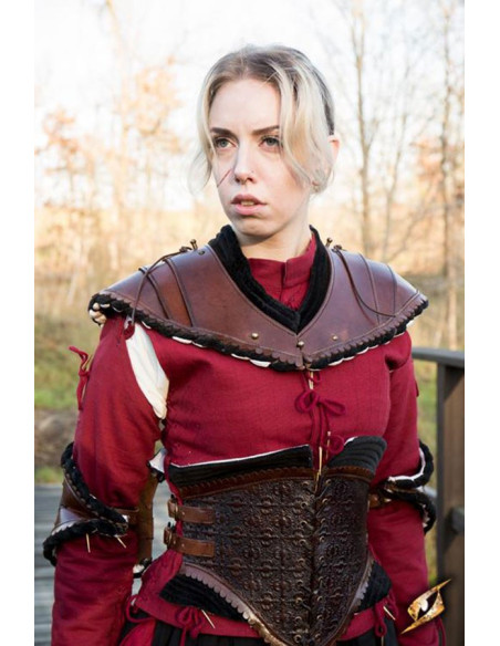 Gorgerin d'épaule noble marron foncé