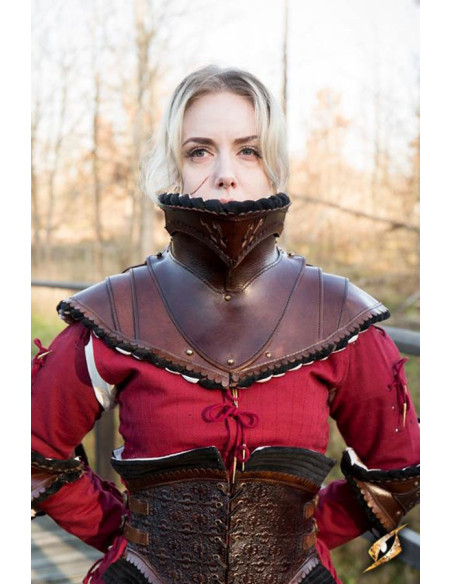 Gorgerin d'épaule noble marron foncé