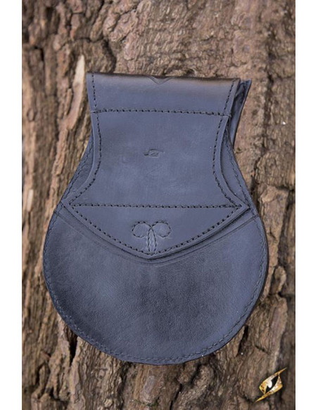 Sac Elfique en cuir noir