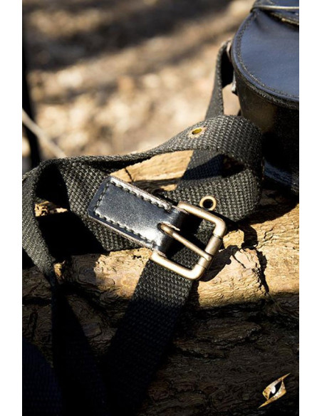 Sac Médiéval Rond Noir