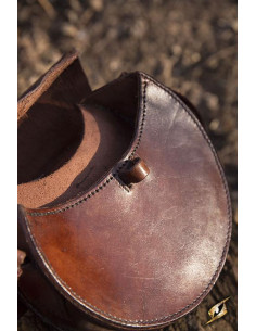 Sac Médiéval Rond Marron 2