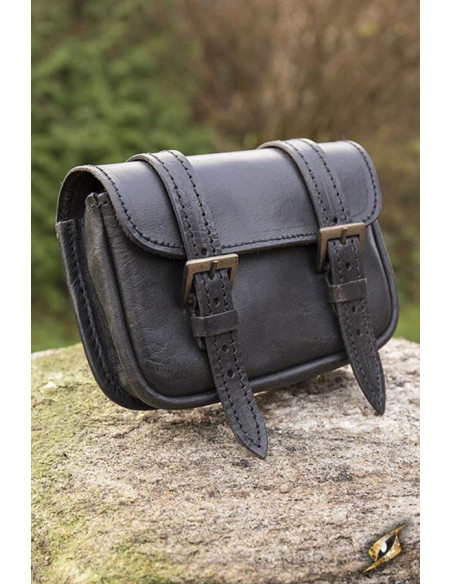 Sac en cuir guerrier médiéval