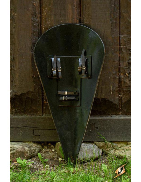 Bouclier Normand Loup Rouge