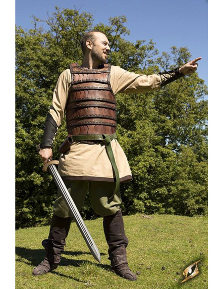 Armure lamellaire celtique en cuir