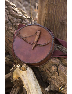 Sac médiéval rond avec bandoulière 2