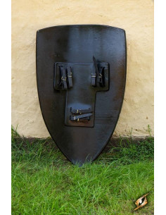 Bouclier des Croisés LARP, 90 x 60 cm. 2