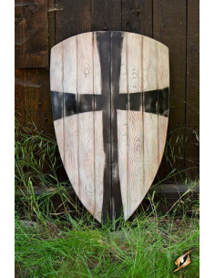 Bouclier des Croisés LARP, 90 x 60 cm.