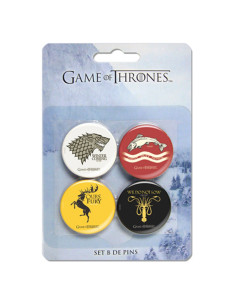 Set B de 4 pin's saga Game of Thrones