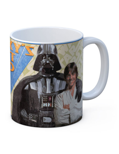 Tasse en céramique de la Galaxie de Meilleur Papa de Star Wars