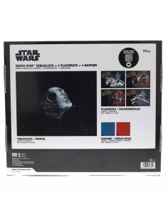 Set nappe, 4 protège-nappes et serviettes étoile de la... 2