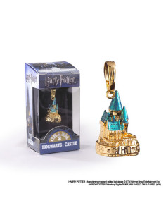Pendentif Poudlard doré, Lumos, Harry Potter