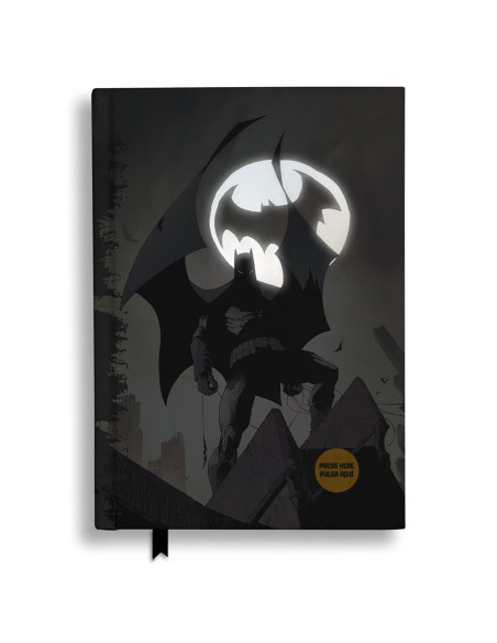 Carnet avec Light Batman Batsignal,...