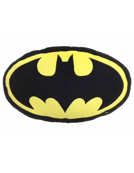 Coussin ovale logo Batman, DC Comics