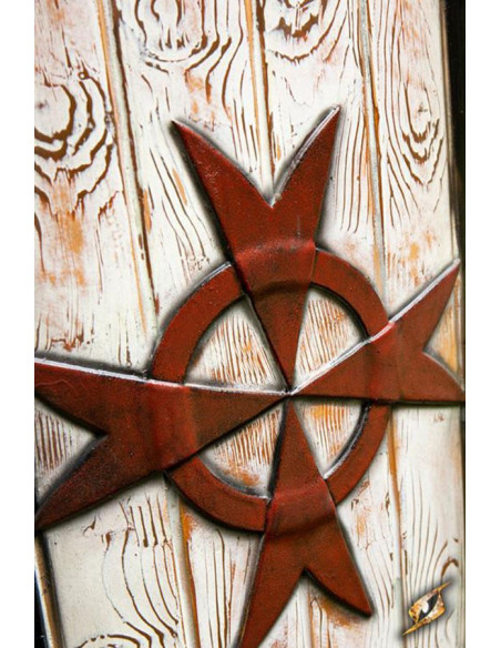Bouclier des Templiers rouges 90 x 60...